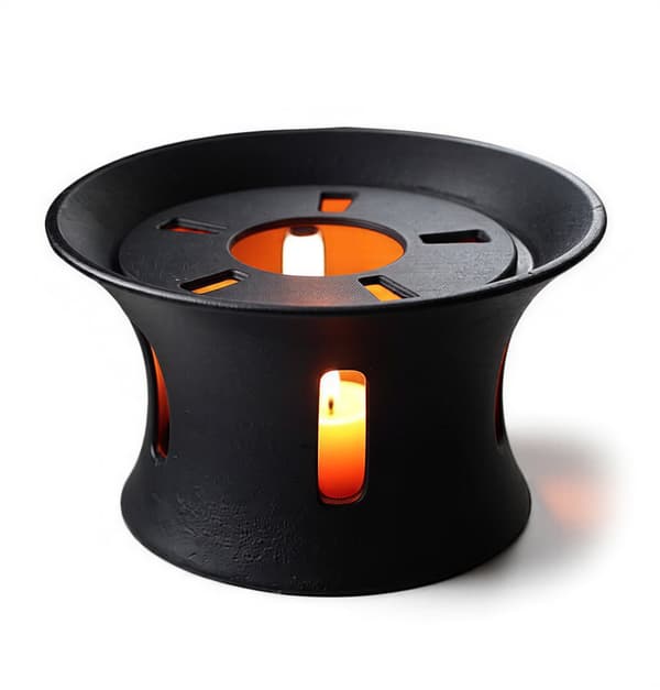 Støbejernskedel 1,8L teinfuser + varmer + gaffel