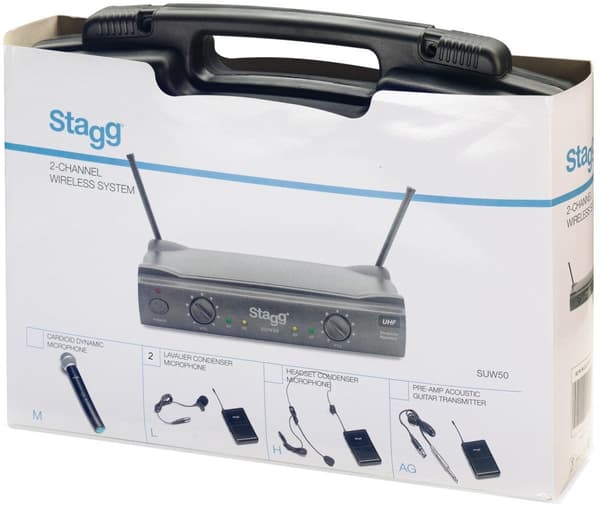 STAGG SUW 50 LL FH EU - Trådlöst UHF-system