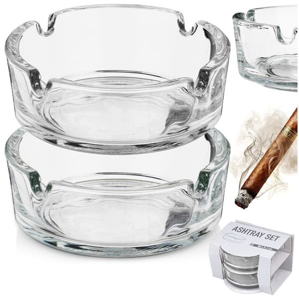 Glasskalatskål 8 cm 2 stk.