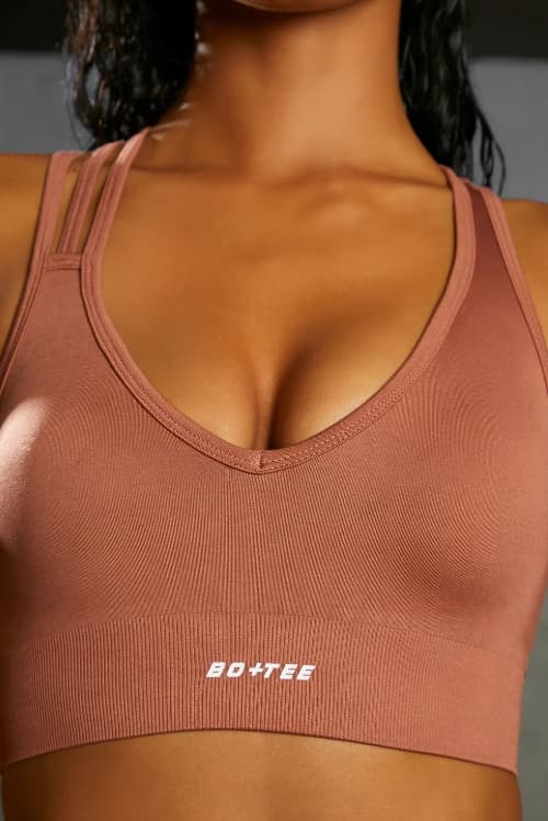 BO+TEE BRUN SPORT-BH MED LOGOTYP L 0A7D1_E*