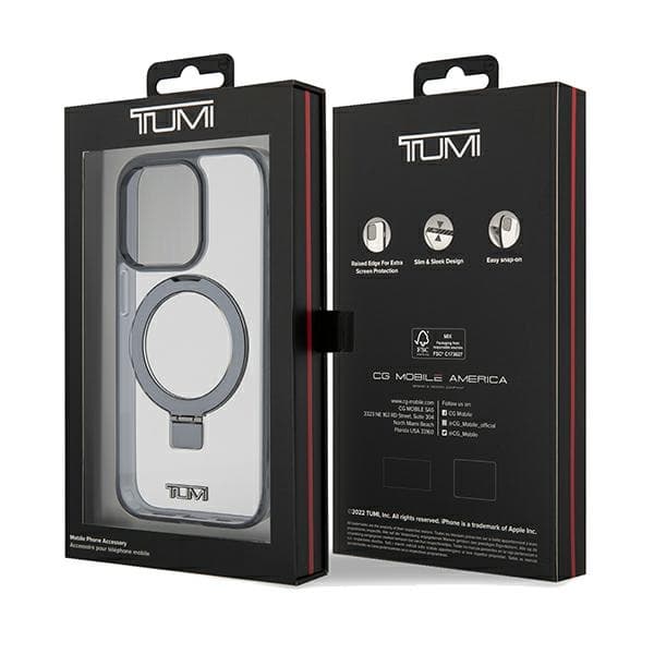 Tumi TUHMP15LSSFC iPhone 15 Pro 6.1white/white hardcase Transparent Ring Stand Magsafe