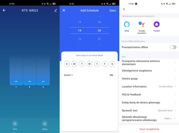 Ohjainrelekytkin 3 piiriä TUYA ZigBee