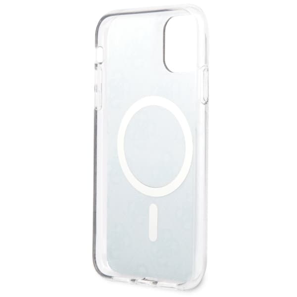 Guess GUHMN61H4STK iPhone 11 6.1 sort/sort hårdt cover 4G MagSafe