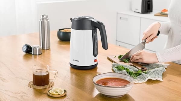 Bosch TWK 7L461 elkedel, 1,7 l, hvid/sort