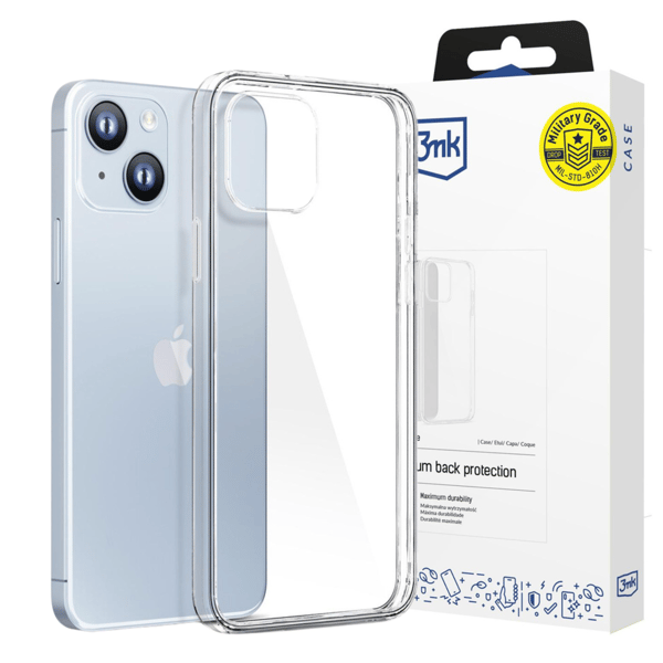 Apple iPhone 14 - 3mk Gennemsigtigt Etui