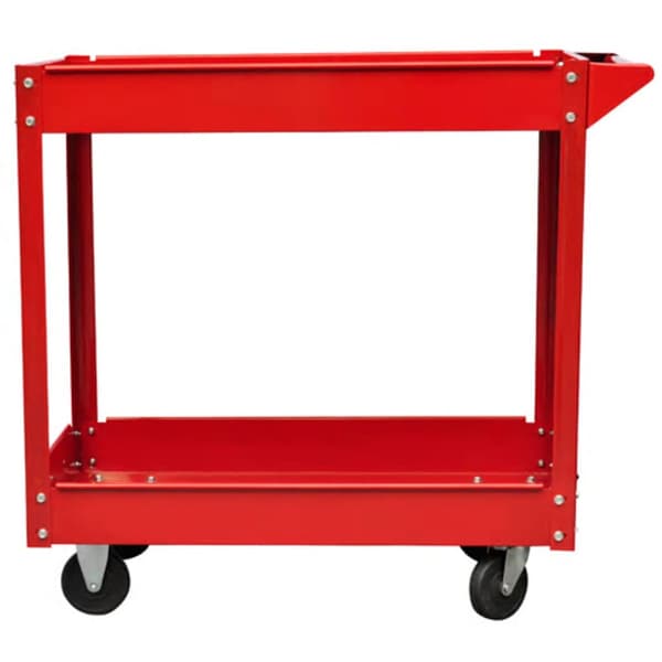 vidaXL Työpajakärry Punainen (100 kg)