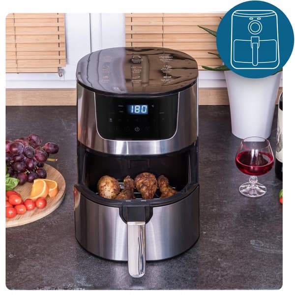 Airfryer Touchpanel 7 Programmer 4,5L 1400W