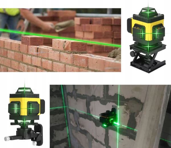 Planlasernivå 4D LASER KRYSSLASER + stativ