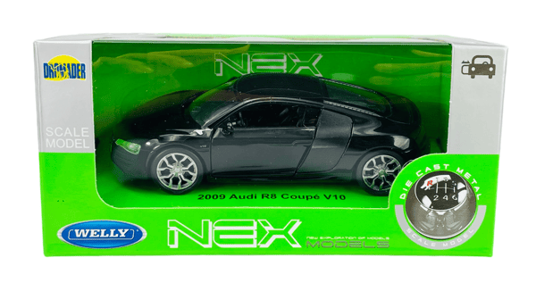 WELLY 2009 AUDI R8 COUPÉ V10 SORT 1:34 43633