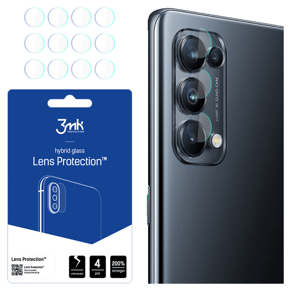 Oppo Reno 5 Pro+ 5G - 3mk linsebeskyttelse