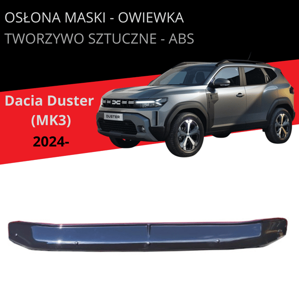 Motorhjelmskjold Dacia Duster fra 2024