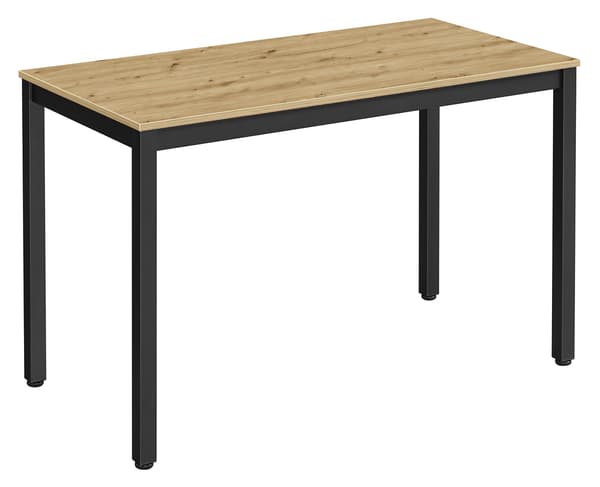TESSA bord 120 cm x 60 cm - håndlavet / sorte ben