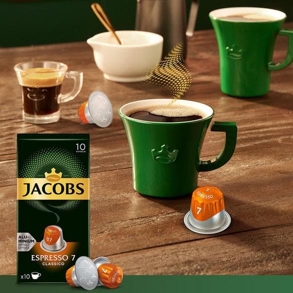JACOBS ESPRESSO 7 CLASSICO -kapselia 10 annosta