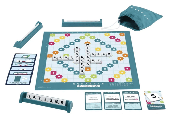 MATTEL SCRABBLE-spel Originalversion Ref. HXM53 /6