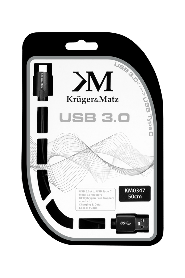 Kabel USB-C 50 cm - Kruger&Matz