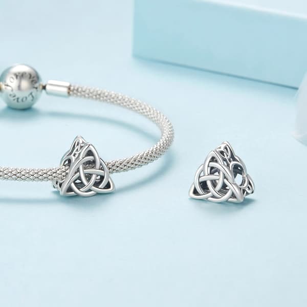 Silverberlock keltiska knutpärlor silver 925