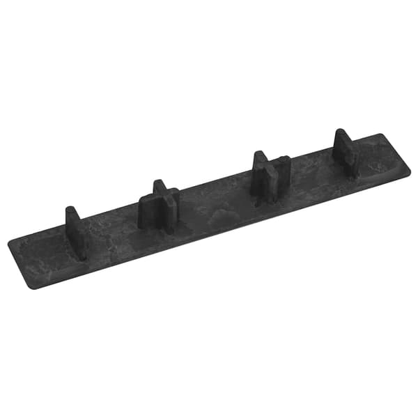vidaXL terrassedæksler, 10 stk., sort, plastik