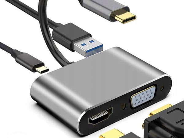 Adapter Typ C HDMI VGA USB 3.1 (300)