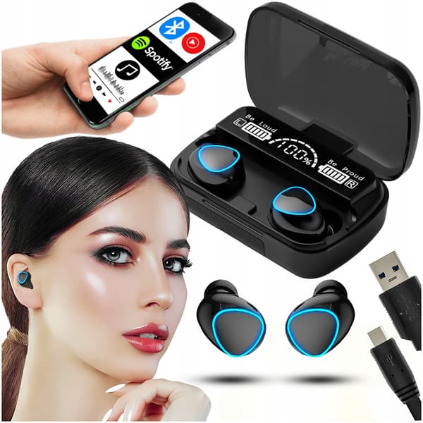 LANGATTOMAT NAPPIKUULOKKEET BLUETOOTH 5.3 PRO + VARA-AKU BT+