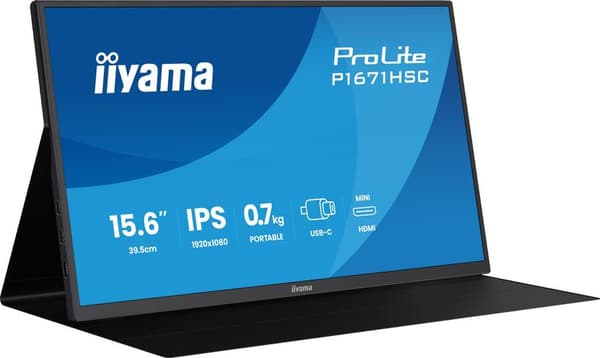 IIYAMA P1671HSC-B1 musta näyttö