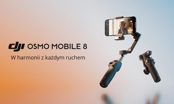 DJI Osmo Mobile 8 kääntögimbaali musta