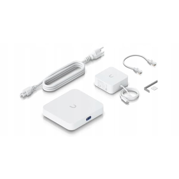 Ubiquiti UniFi UCG-Max Router, Vit, 512 GB SSD, 3 GB RAM