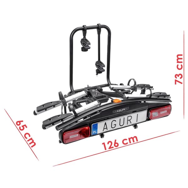 Aguri Active E-Bike 2 cykelplatform til 2 elcykler 13PIN