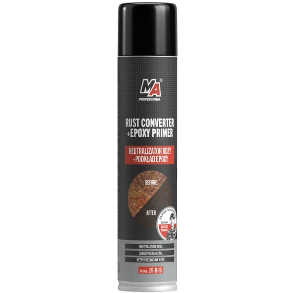 MA PROFESSIONAL - Rustbehandler og epoxyprimær spray 600ml