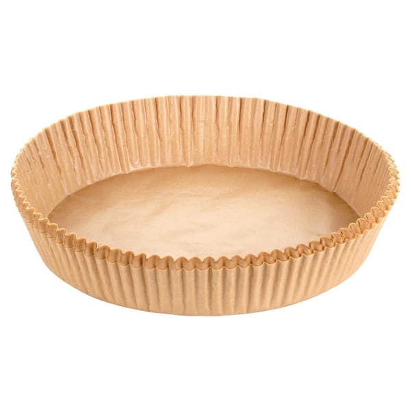 Papirindlæg til luftfritter rundt 23 cm 50 stk.
