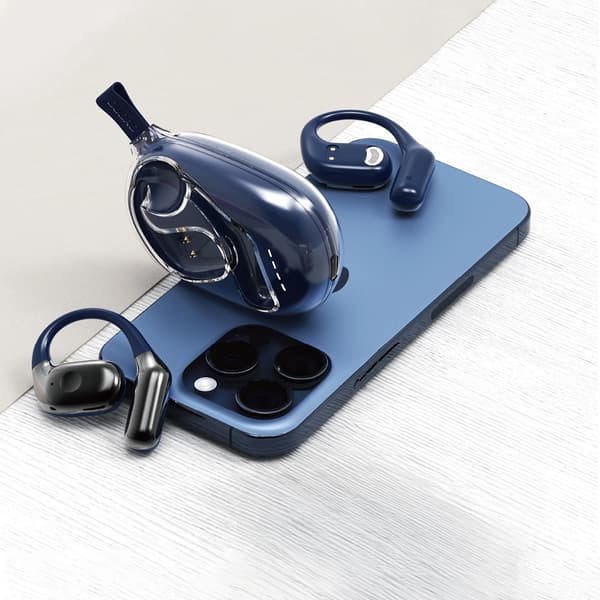 Dudao U17Max OWS Bluetooth Headset - Marineblå