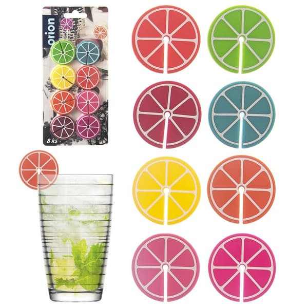 Markörer för glas och shotglas 8 st