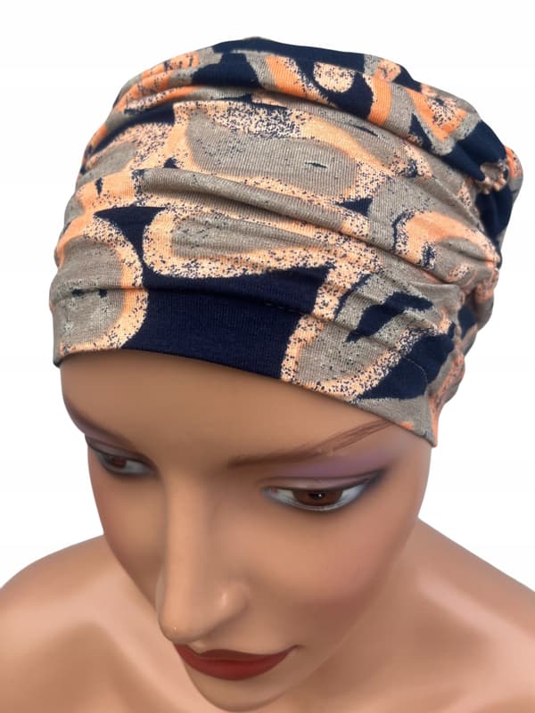 Sabina 436 damturban, draperad hatt med viskosfoder efter kemisk behandling