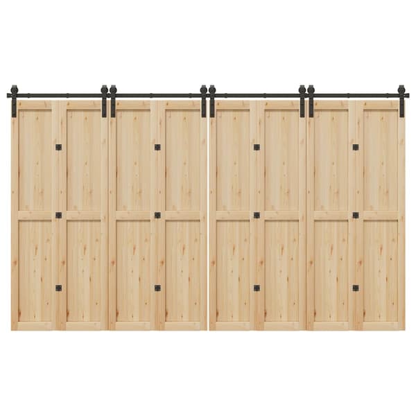 vidaXL skydedørsinstallationssystem, 366 cm, stål, sort