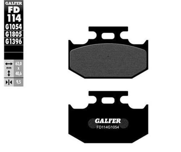 Galfer KH152 puolimetalliset jarrupalat