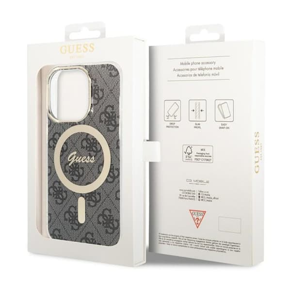 Guess 4G MagSafe - iPhone 14 Pro cover (sort)