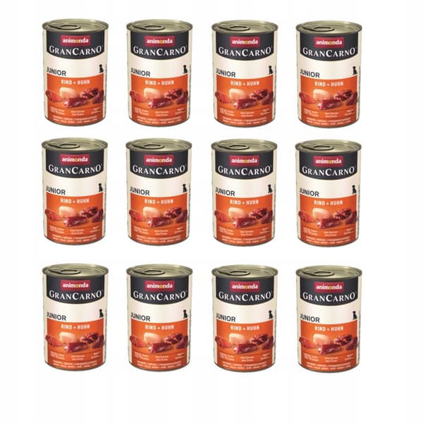 Animonda Grancarno Junior våtfoder för hundar 12x400g