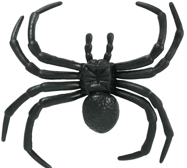 Dekorointijoukko Hämähäkit Musta Halloween 4 kpl 8 cm
