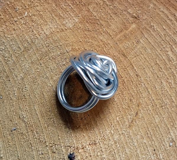 SØLVBLOMSTERET METALTRÅD 2mm 5m