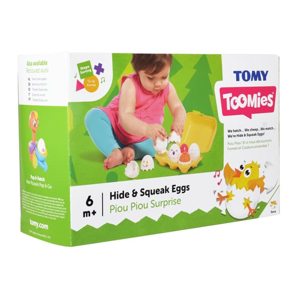 TOMY P2L pipande ägg 6 st i förpackning E1581