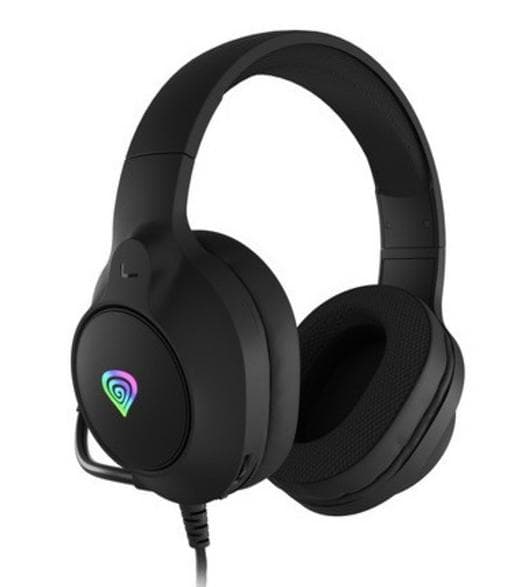 GENESIS Neon 213 RGB Kablede Hovedtelefoner Sort