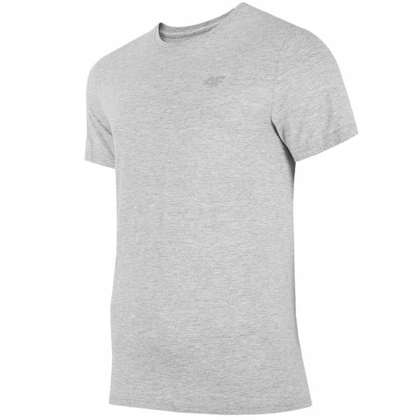 Herr-T-shirt4F M536 cool ljusgrå M