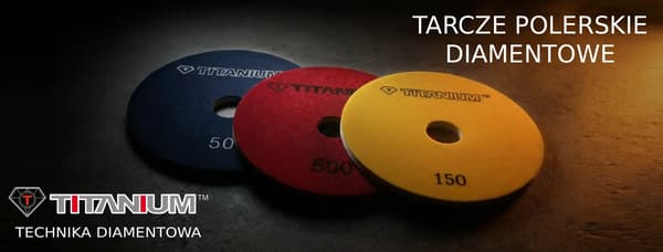 Diamantskive til slibning og polering af grès fliser 125mm korn 500 titanium