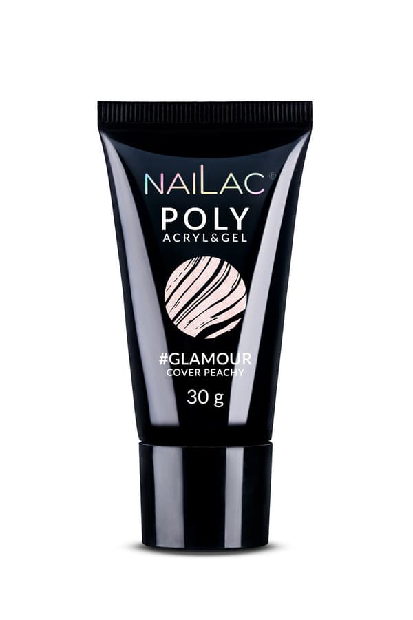 Poly Acryl ja Gel Glamour Cover Peachy kynsineste