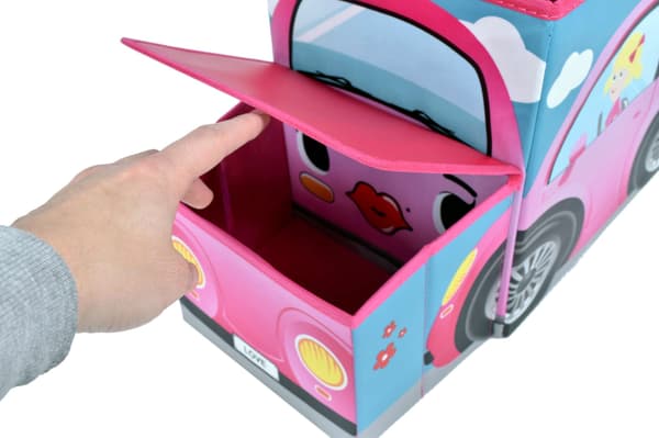 Leksakslåda Rosa Bil