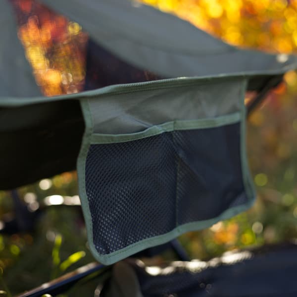 Stor OFFLANDER camping foldbar stol i oliven