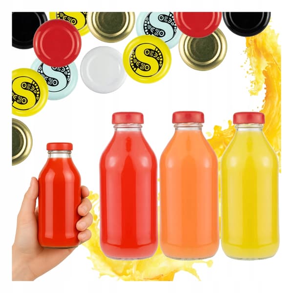 50x JUICEFLASKA 330ml + KORK