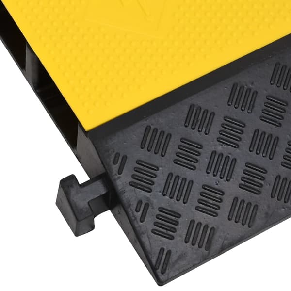vidaXL kabelramper, 2-kanals, 2 stk., 100 cm, gummi