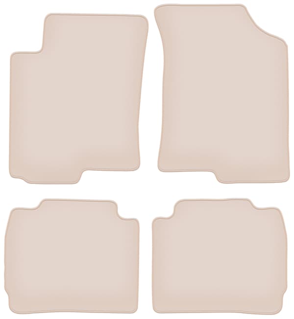 bilmåtter PREMIUM beige til: Hyundai Accent MC hatchback, sedan 2005-2011
