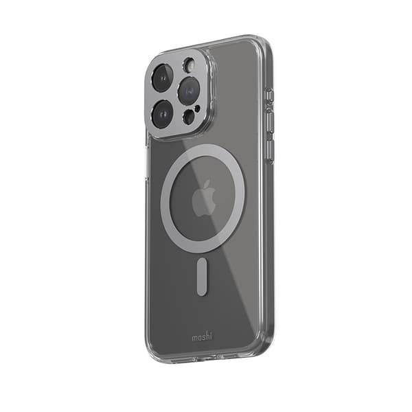 Moshi iGlaze MagSafe - iPhone 15 Pro Max cover (meteoritgrå)