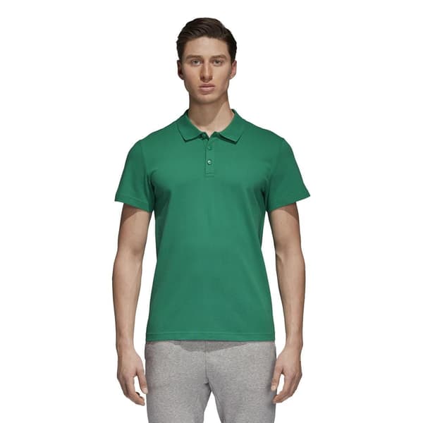 Herre grøn Adidas ESSENTIALS BASIC poloshirt M